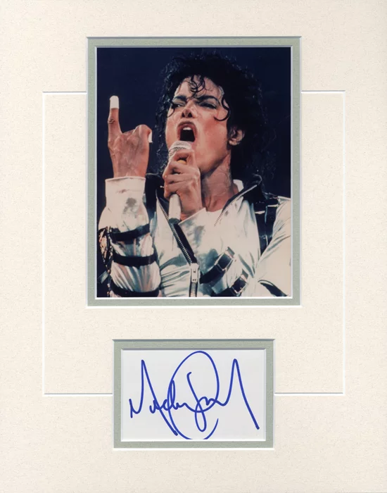 Michael Jackson autograph