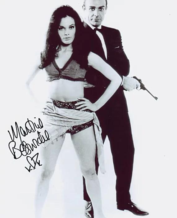 Martine Beswick autograph