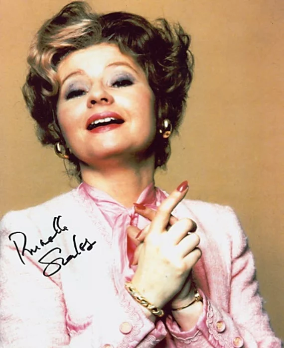 Prunella Scales autograph