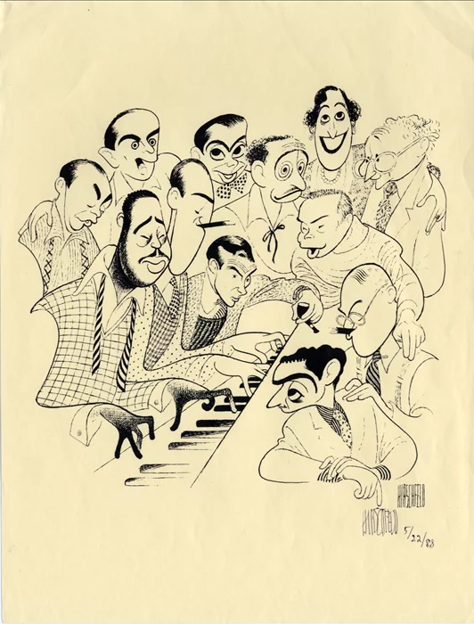 Al Hirschfeld autograph