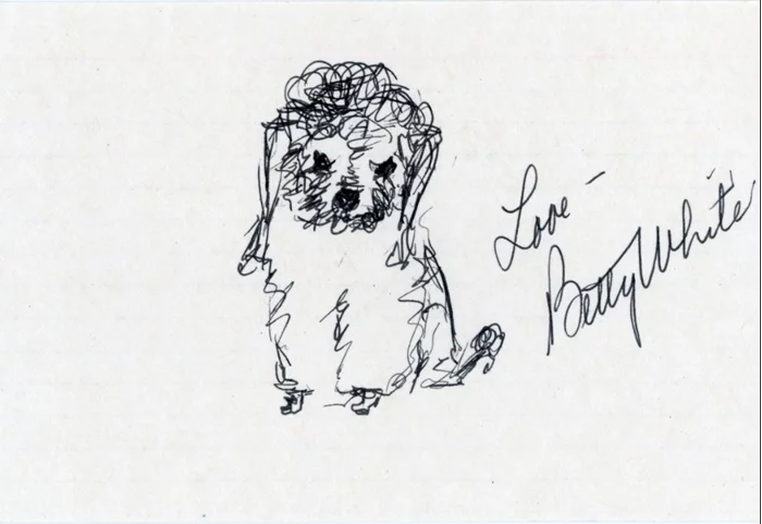 Betty White autograph