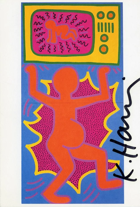 Keith Haring autograph