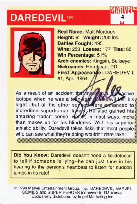 Stan Lee autograph