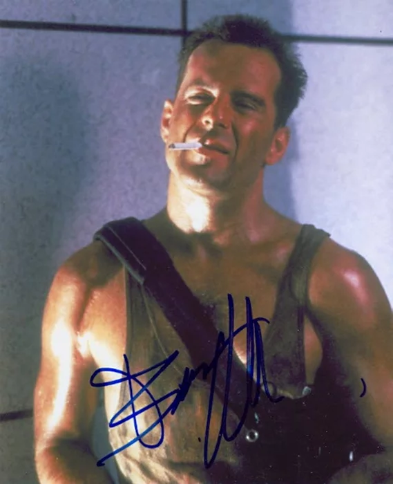 Bruce Willis autograph