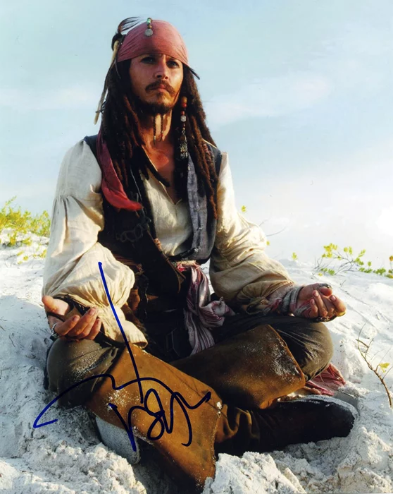Johnny Depp autograph