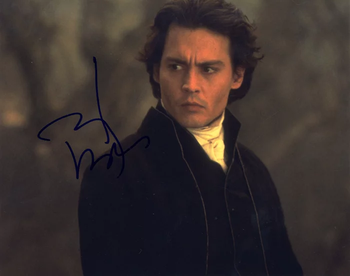 Johnny Depp autograph