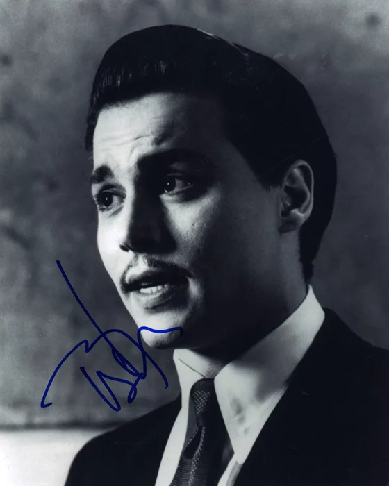 Johnny Depp autograph