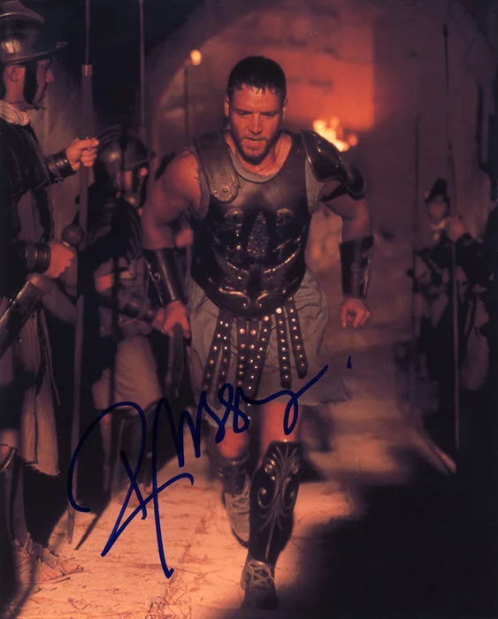 Russell Crowe autograph