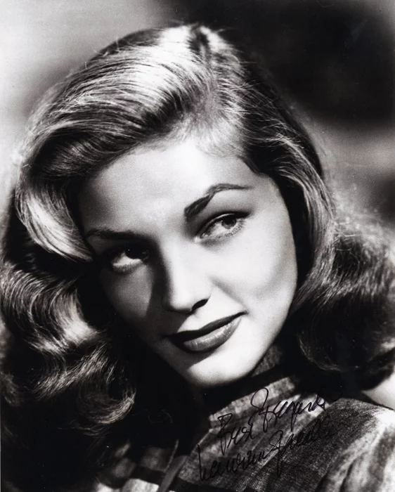 Lauren Bacall autograph