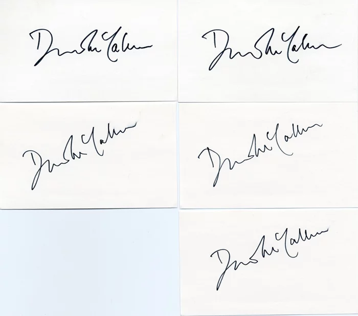 David McCallum autograph