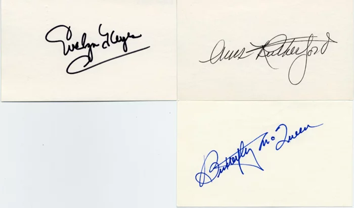 Gone With The Wind autograph
