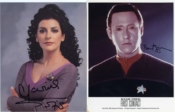Star Trek: The Next Generation autograph