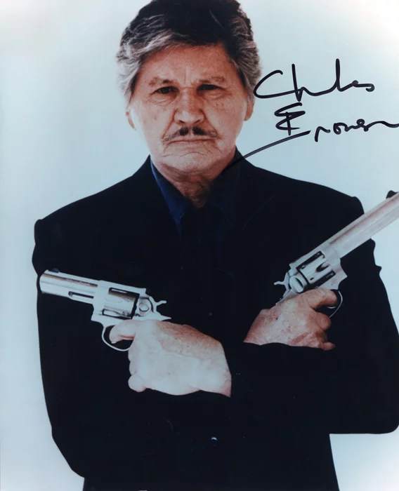 Charles Bronson autograph