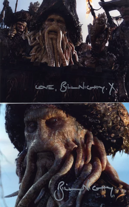 Bill Nighy autograph