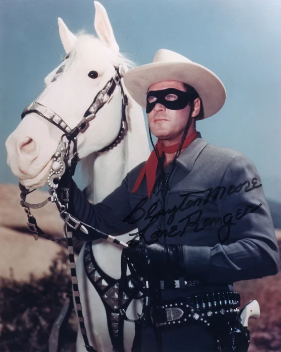 Clayton Moore autograph