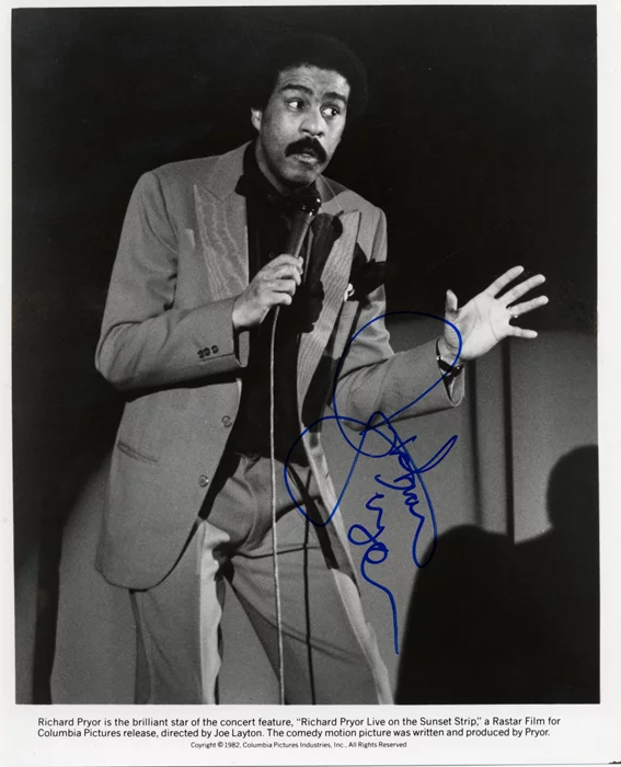 Richard Pryor autograph