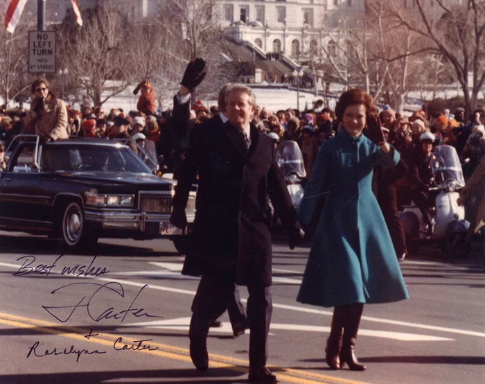Jimmy & Rosalynn  Carter autograph