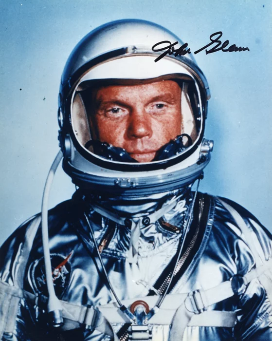 John Glenn autograph