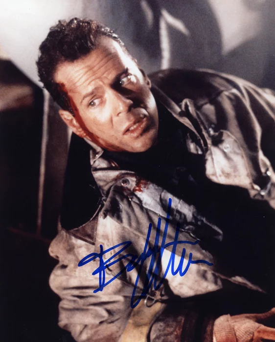 Bruce Willis autograph
