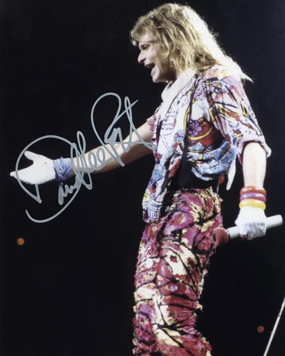 David Lee Roth autograph