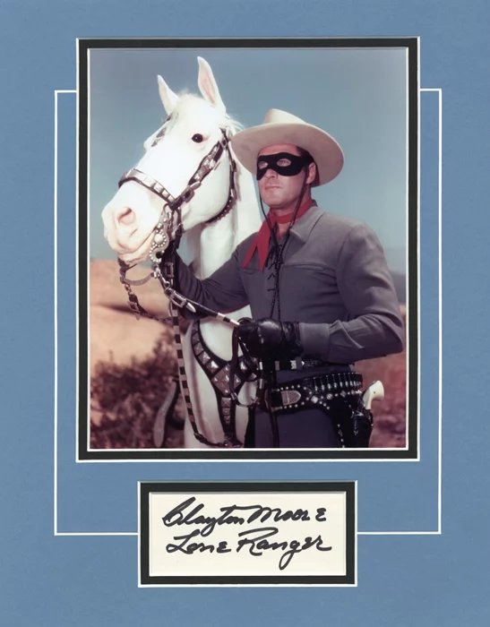 Clayton Moore autograph