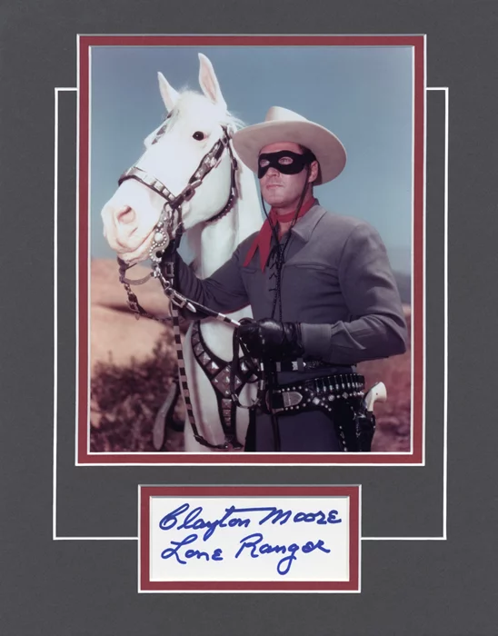 Clayton Moore autograph