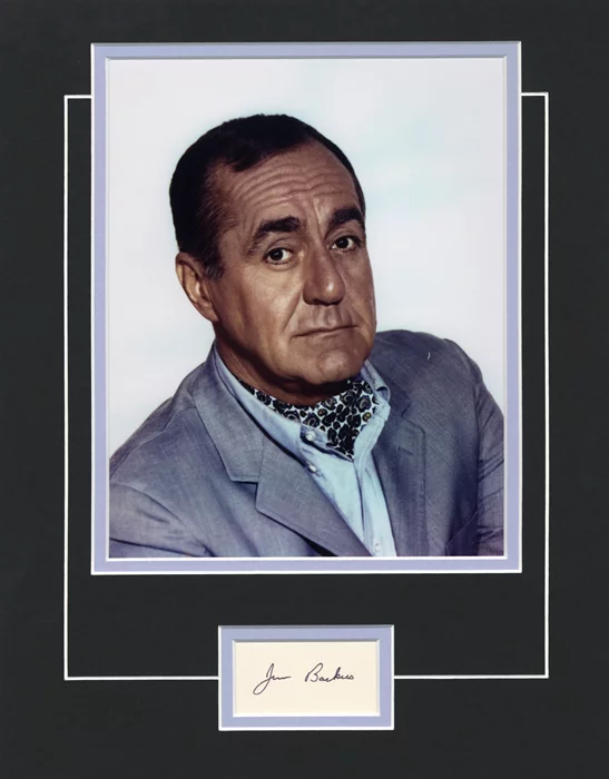 Jim Backus autograph