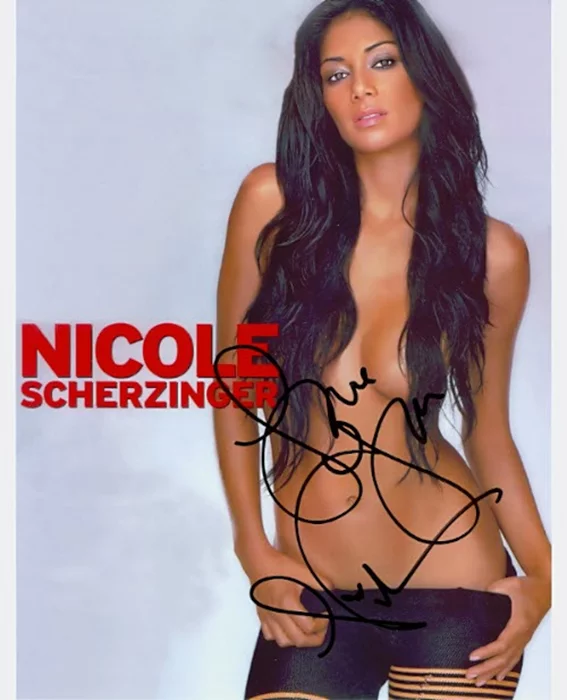 Nicole Scherzinger autograph
