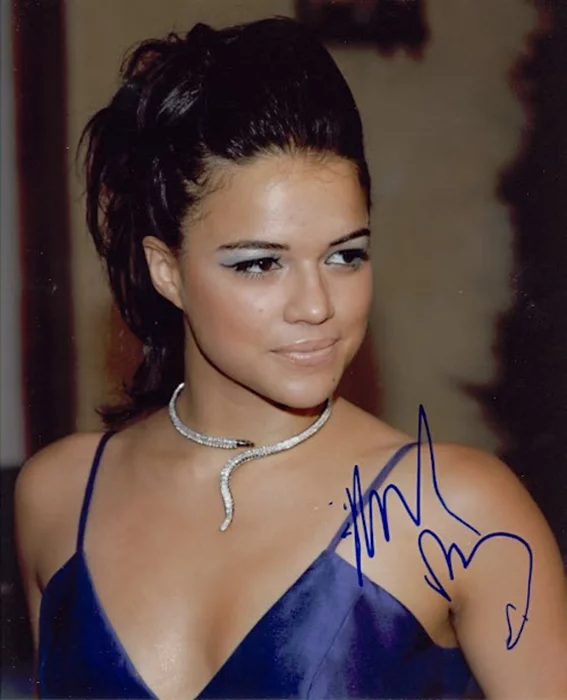Michelle Rodriguez autograph