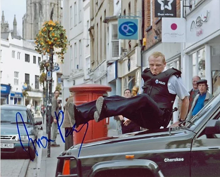 Simon Pegg autograph