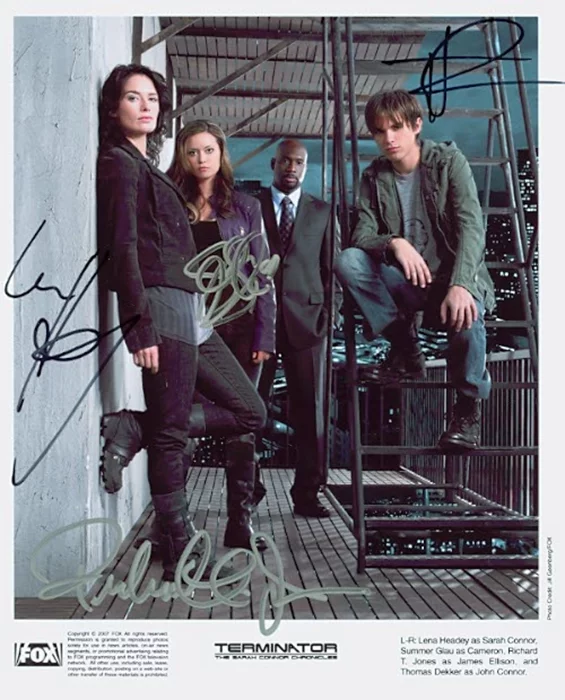Terminator: The Sarah Connor Chronicles autograph