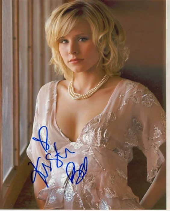 Kristen Bell autograph