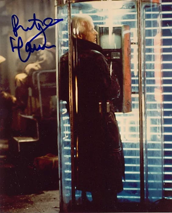 Rutger Hauer autograph