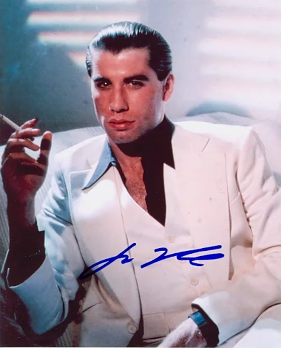 John Travolta autograph