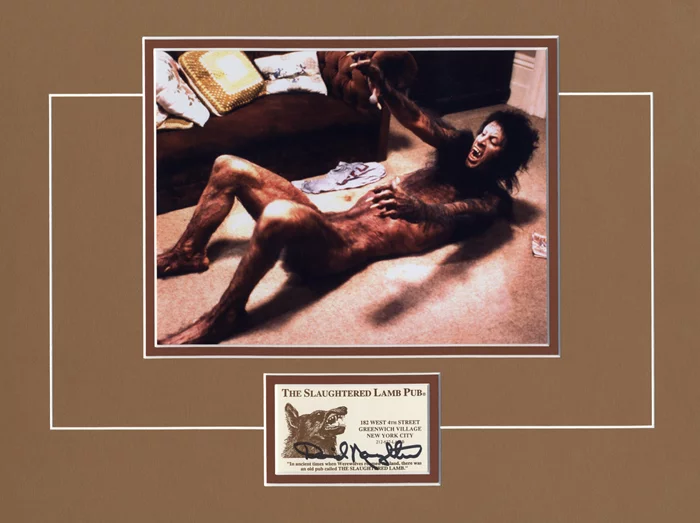 An American Werewolf In London autograph