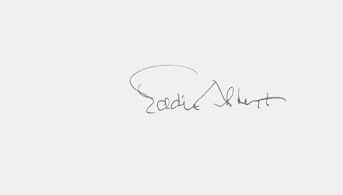 Eddie Albert autograph