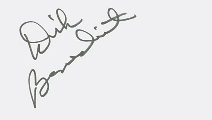 Dirk Benedict autograph