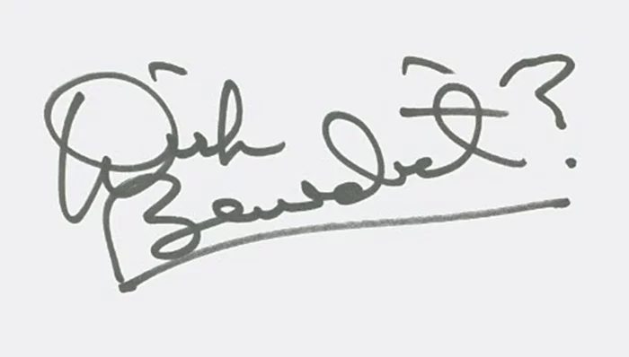Dirk Benedict autograph