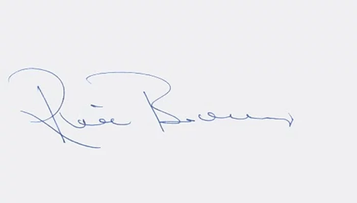 Ricou Browning autograph