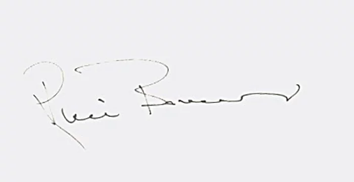 Ricou Browning autograph