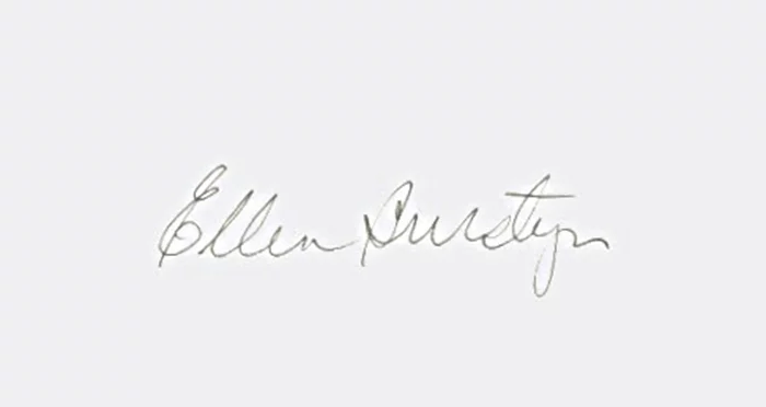 Ellen Burstyn autograph