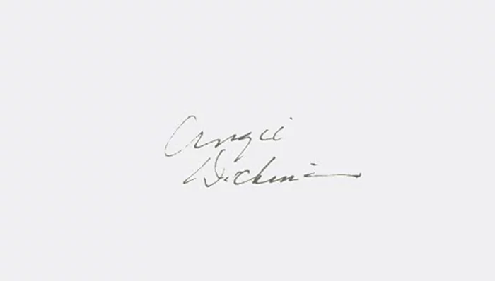 Angie Dickinson autograph