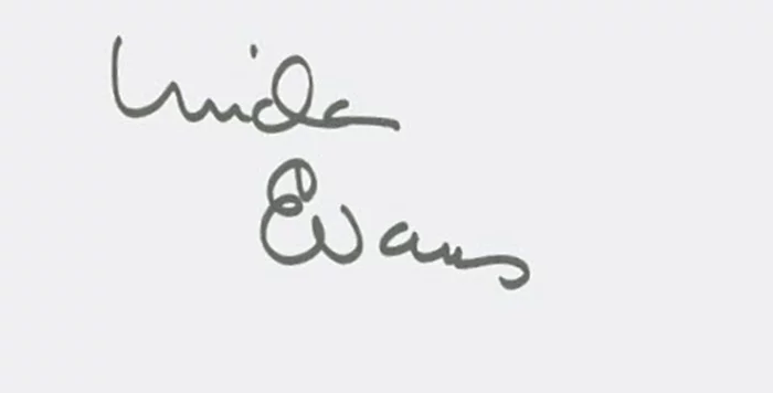 Linda Evans autograph