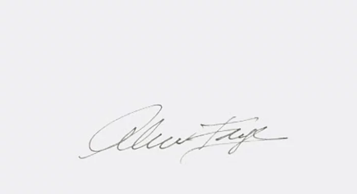 Alice Faye autograph