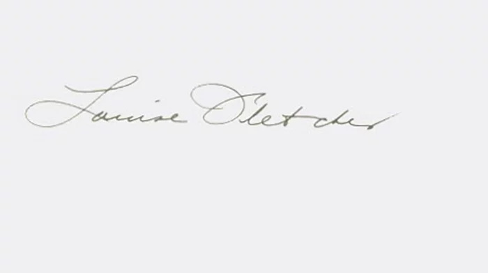 Louise Fletcher autograph