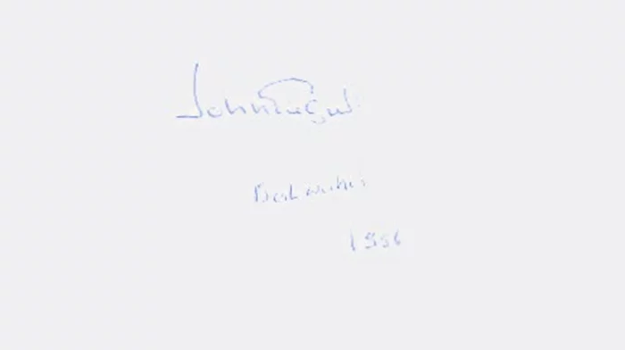 John Gielgud autograph