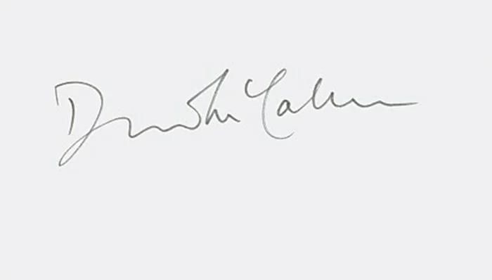 David McCallum autograph