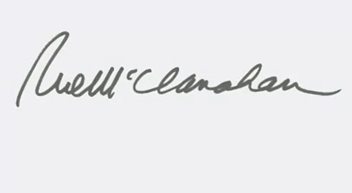 Rue McClanahan autograph