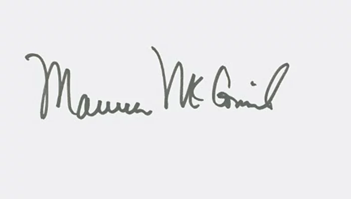 Maureen McCormick autograph