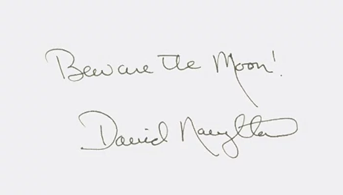 David Naughton autograph